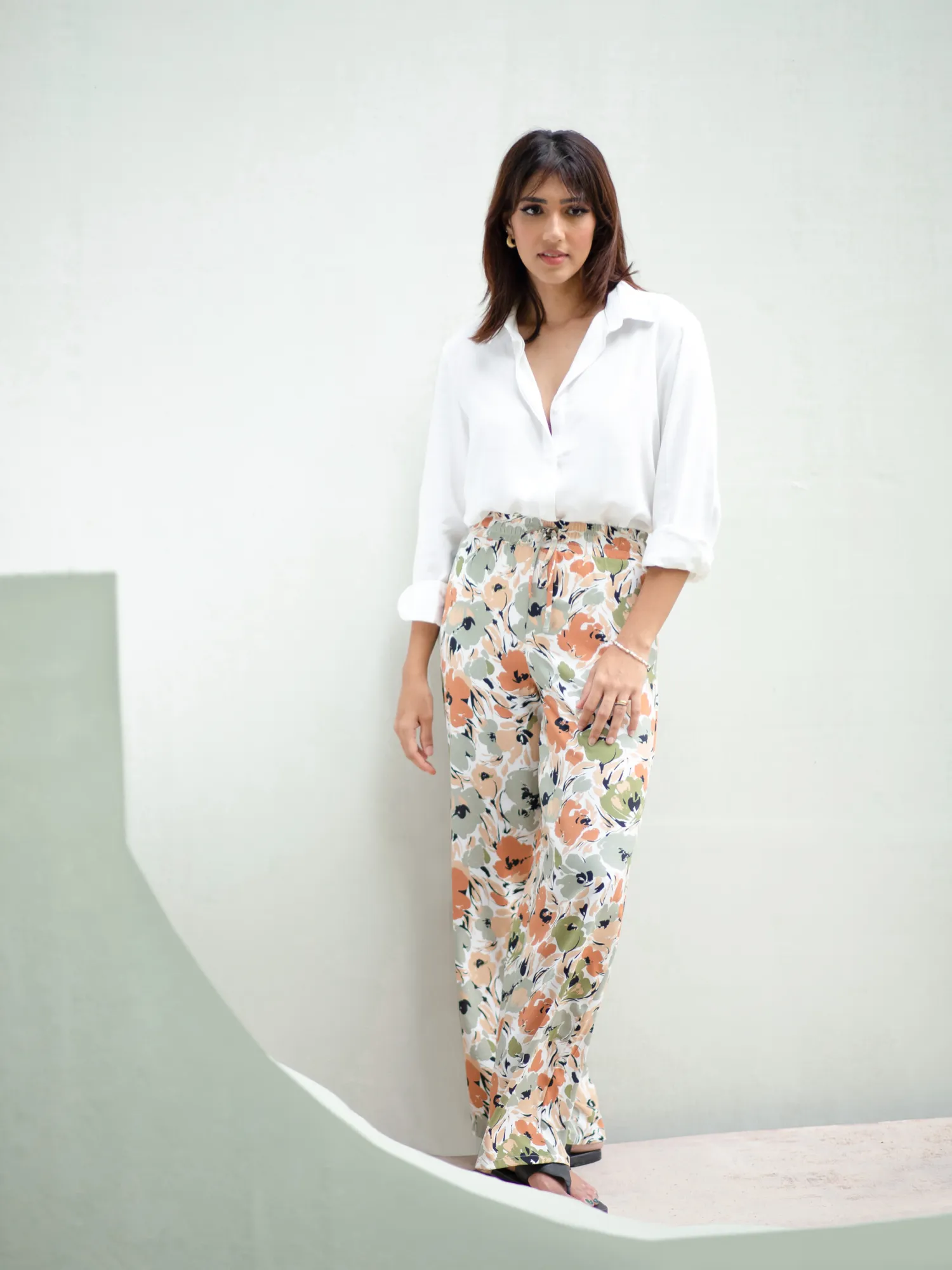 Printed Drawstring Pant