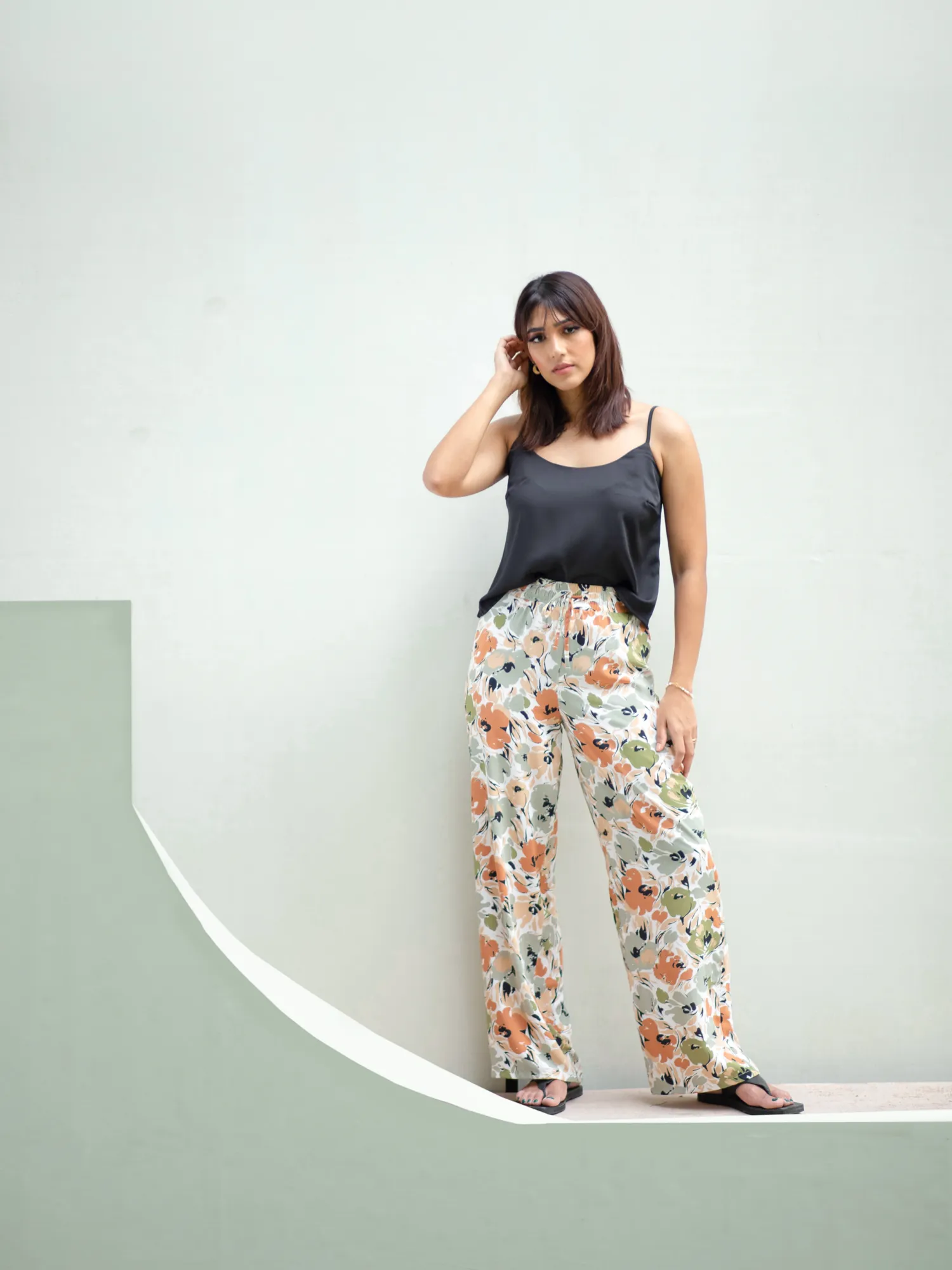 Printed Drawstring Pant