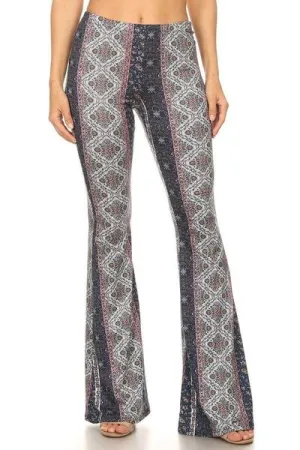 Printed Flare Blue