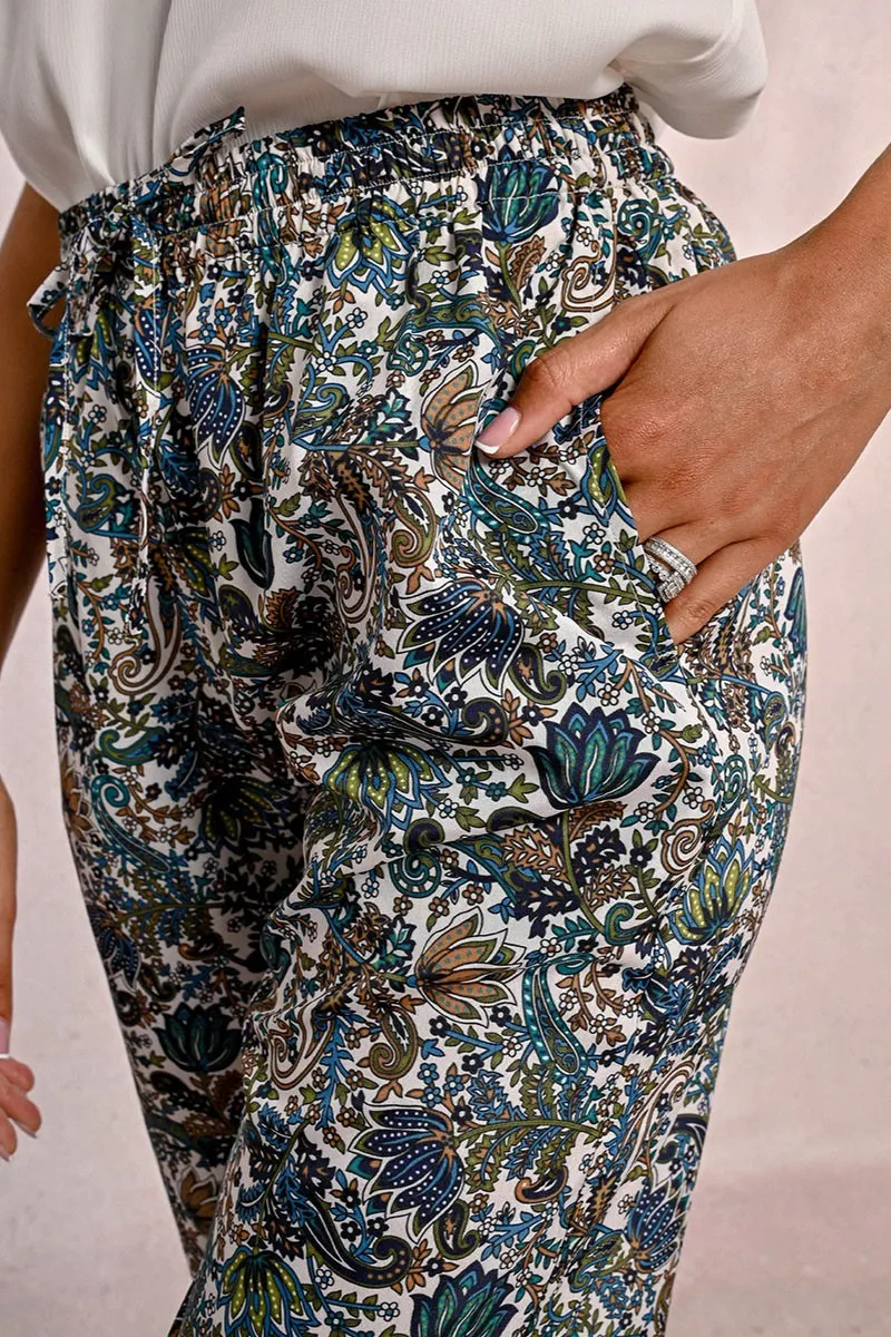 PRINTED LONG PANTS
