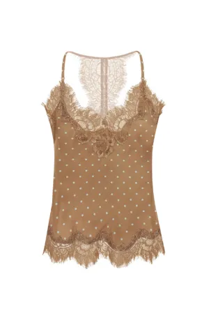 Printed Lucy Cami Mini Camel