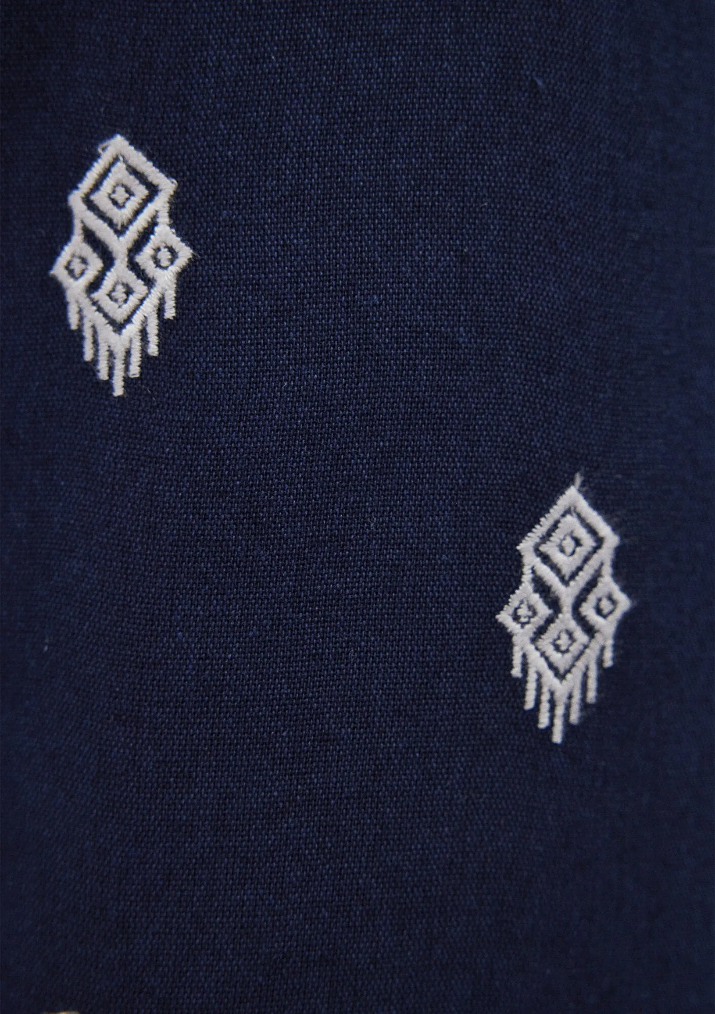 Printed Navy Pants