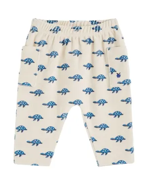PRINTED TERRY SIRWAL PANTS - TORTUE