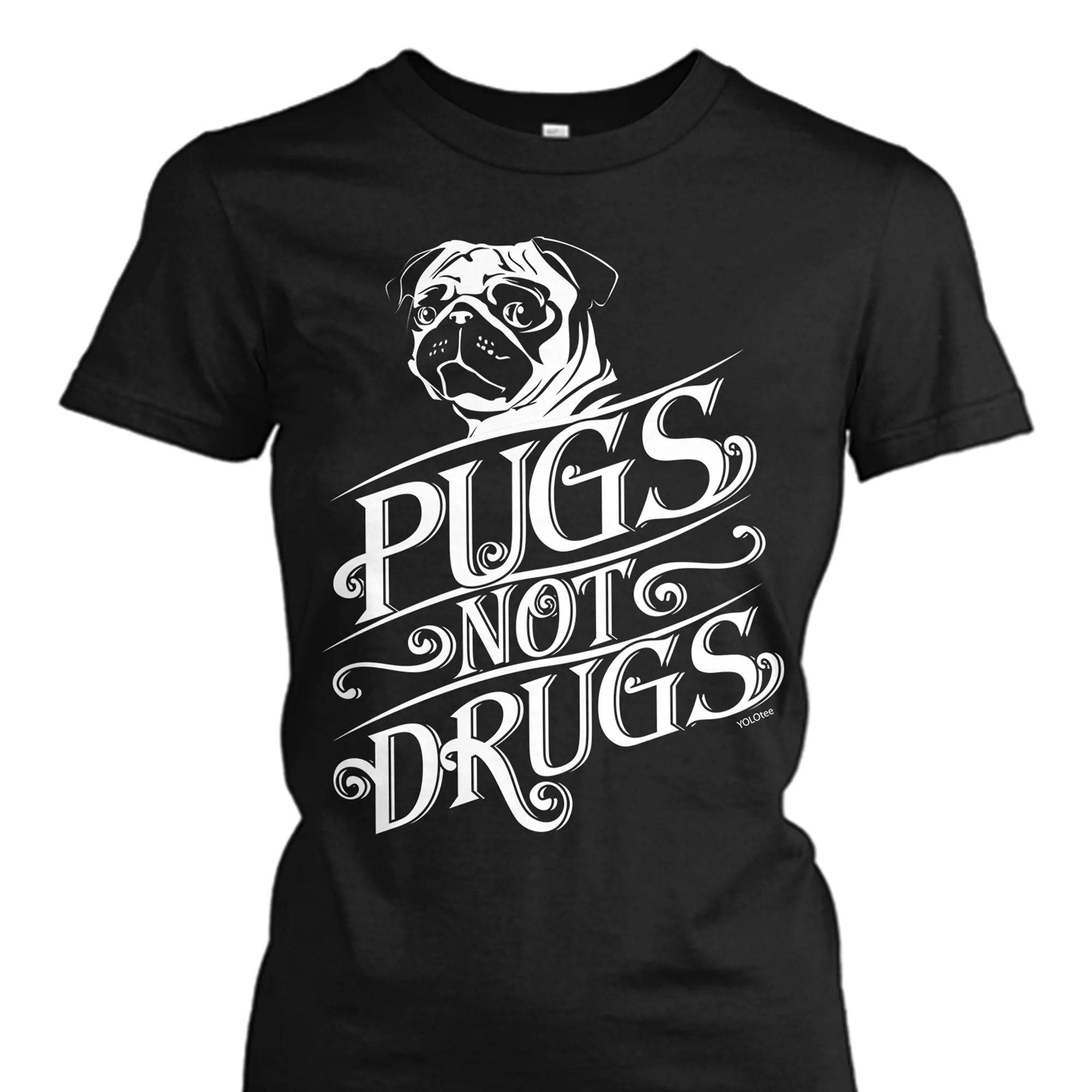 Pugs Not Drugs Premium Cotton Shirt