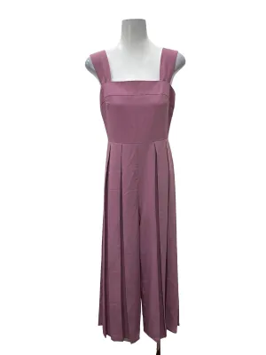 Purple Pleated Jumpsuit
