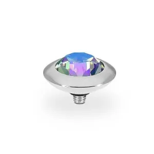 Qudo Tondo 13mm Silver Topper - Crystal Paradise Shine