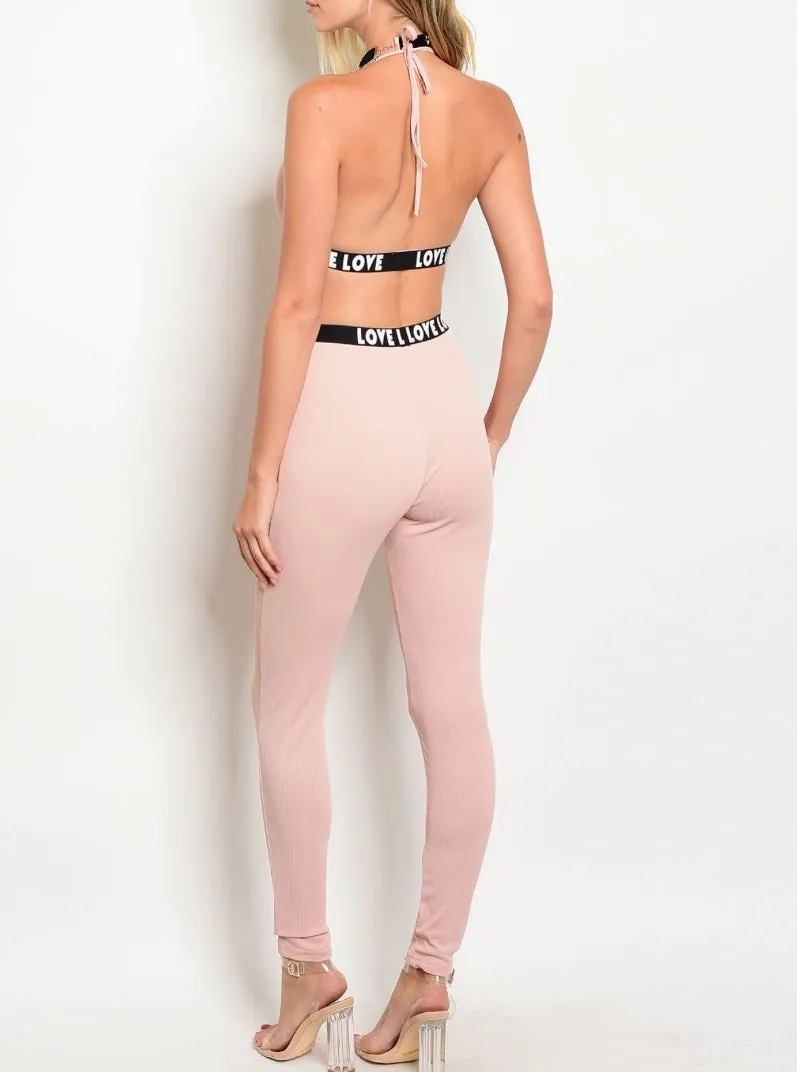 "Fantasy love" crop top   pant