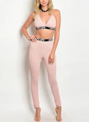 "Fantasy love" crop top   pant