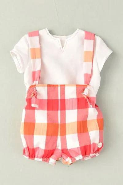 "Isaac" Multicoloured Check Jam Pants & Shirt