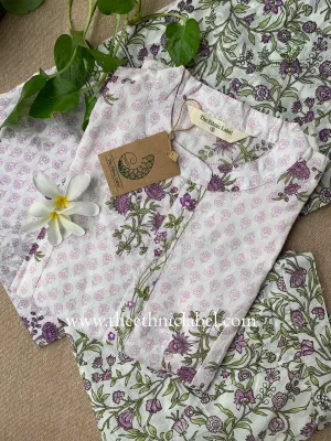 "Tasneem" Cotton Suit Set (3pc)