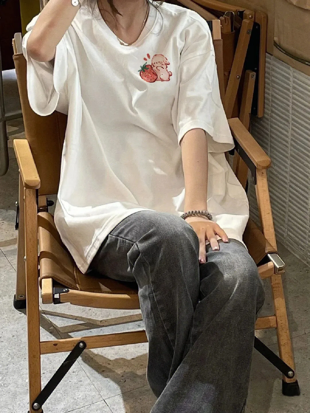 RABBIT PRINT SHORT SLEEVE UB98045