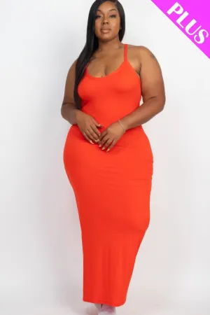 Racer Back Maxi Dress