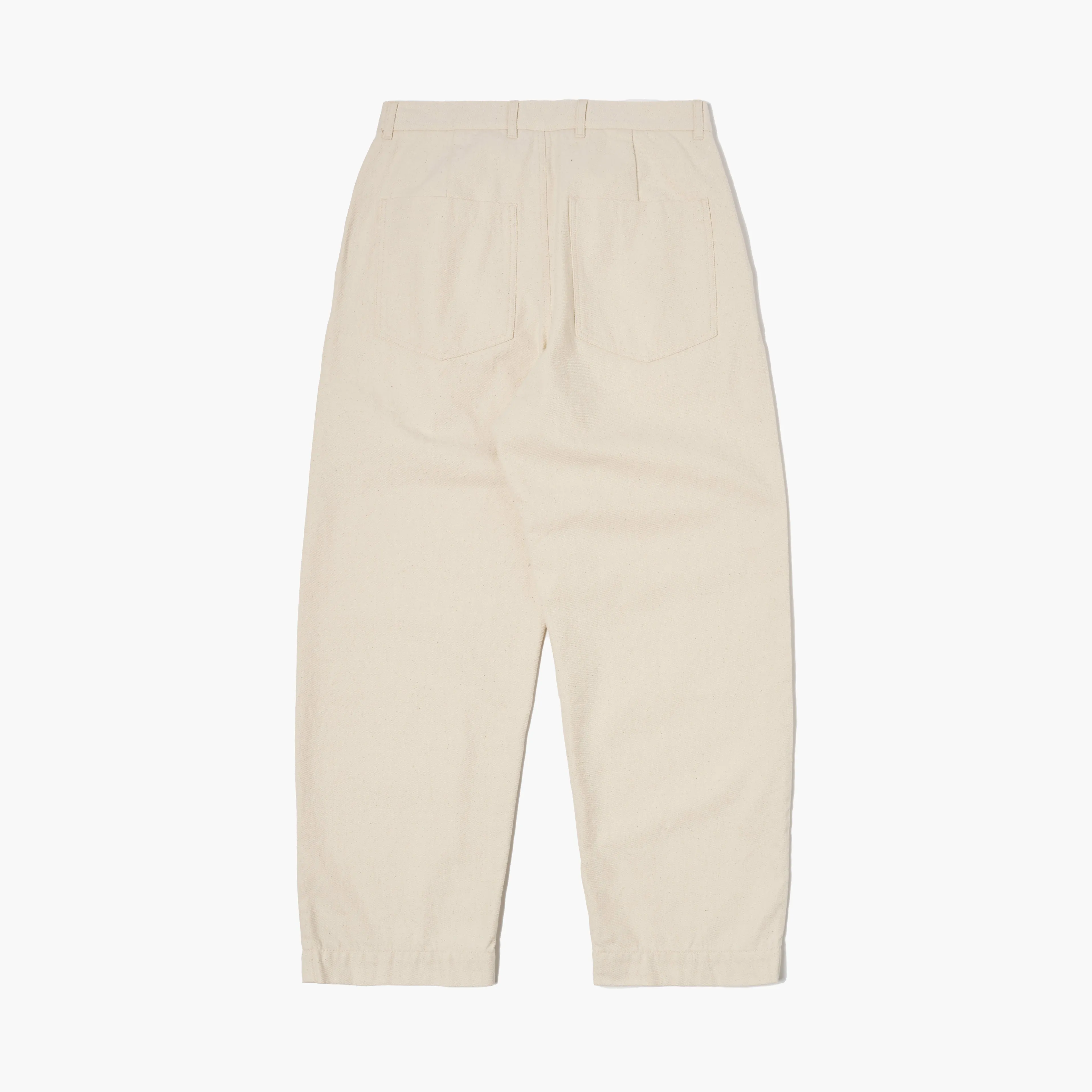 Recycled Cotton Duke Pant, Ecru