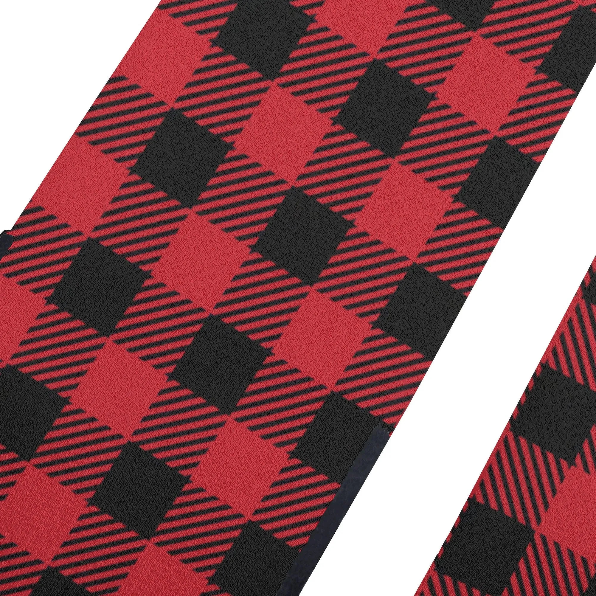 Red Buffalo Plaid Crew Socks
