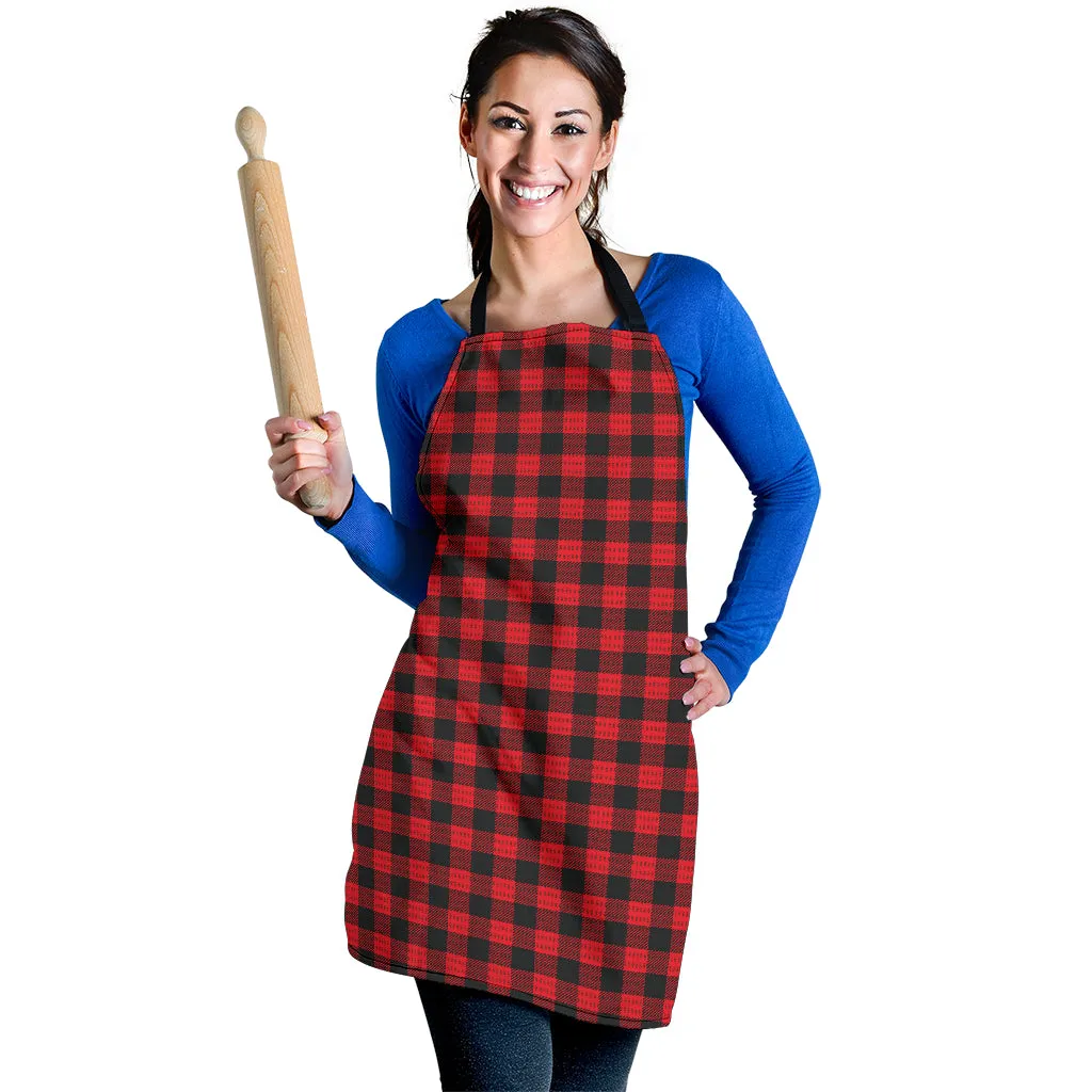 Red Buffalo Plaid Women's Apron
