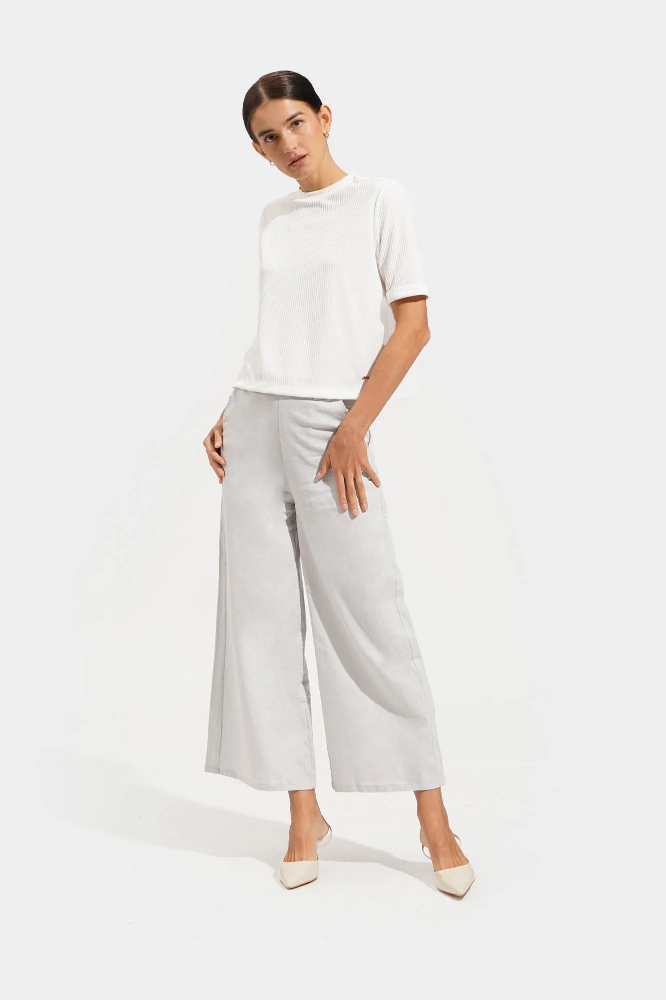 REFORME Wide Leg Pants