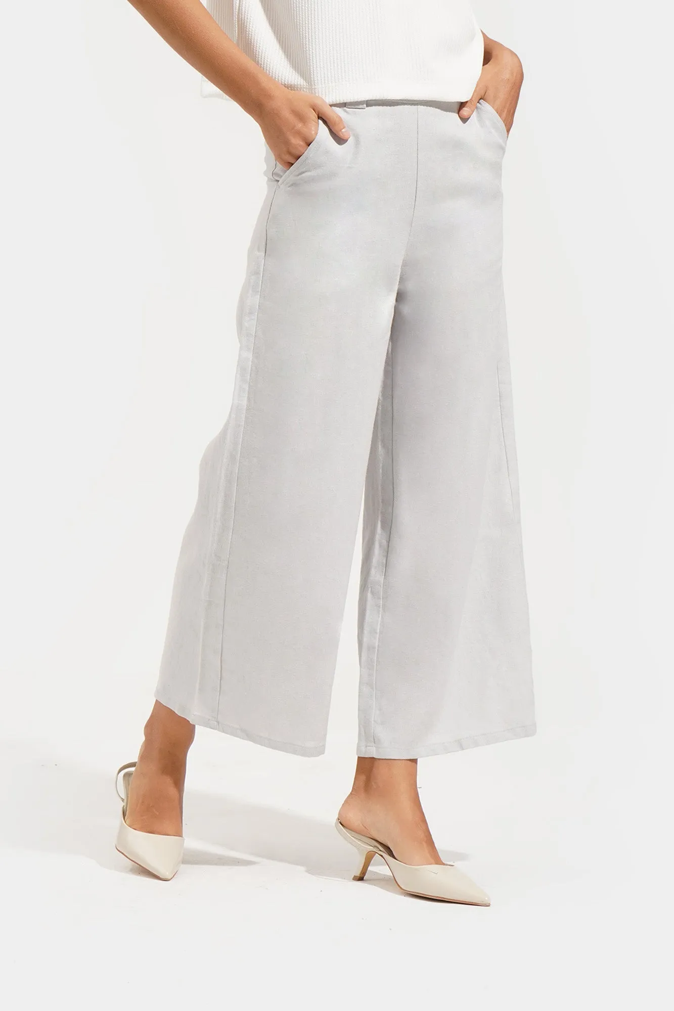 REFORME Wide Leg Pants