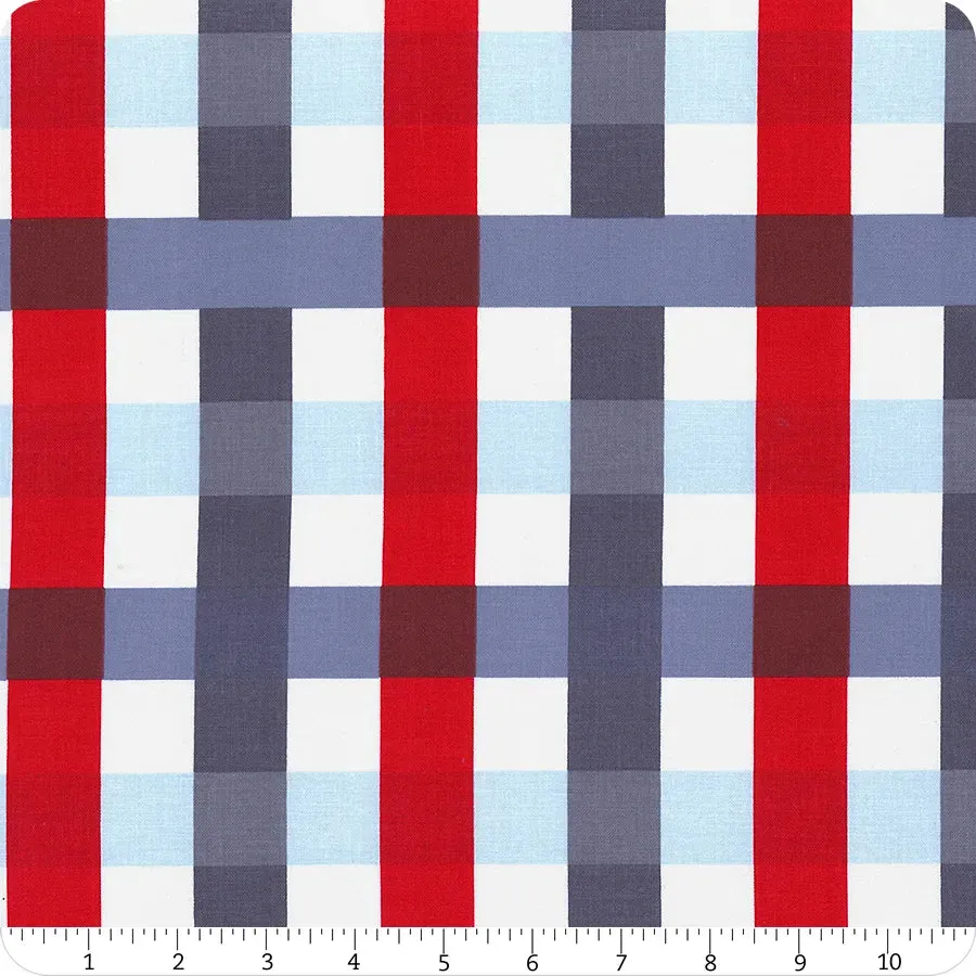 Riley Blake Picadilly Buffalo Plaid White C11896