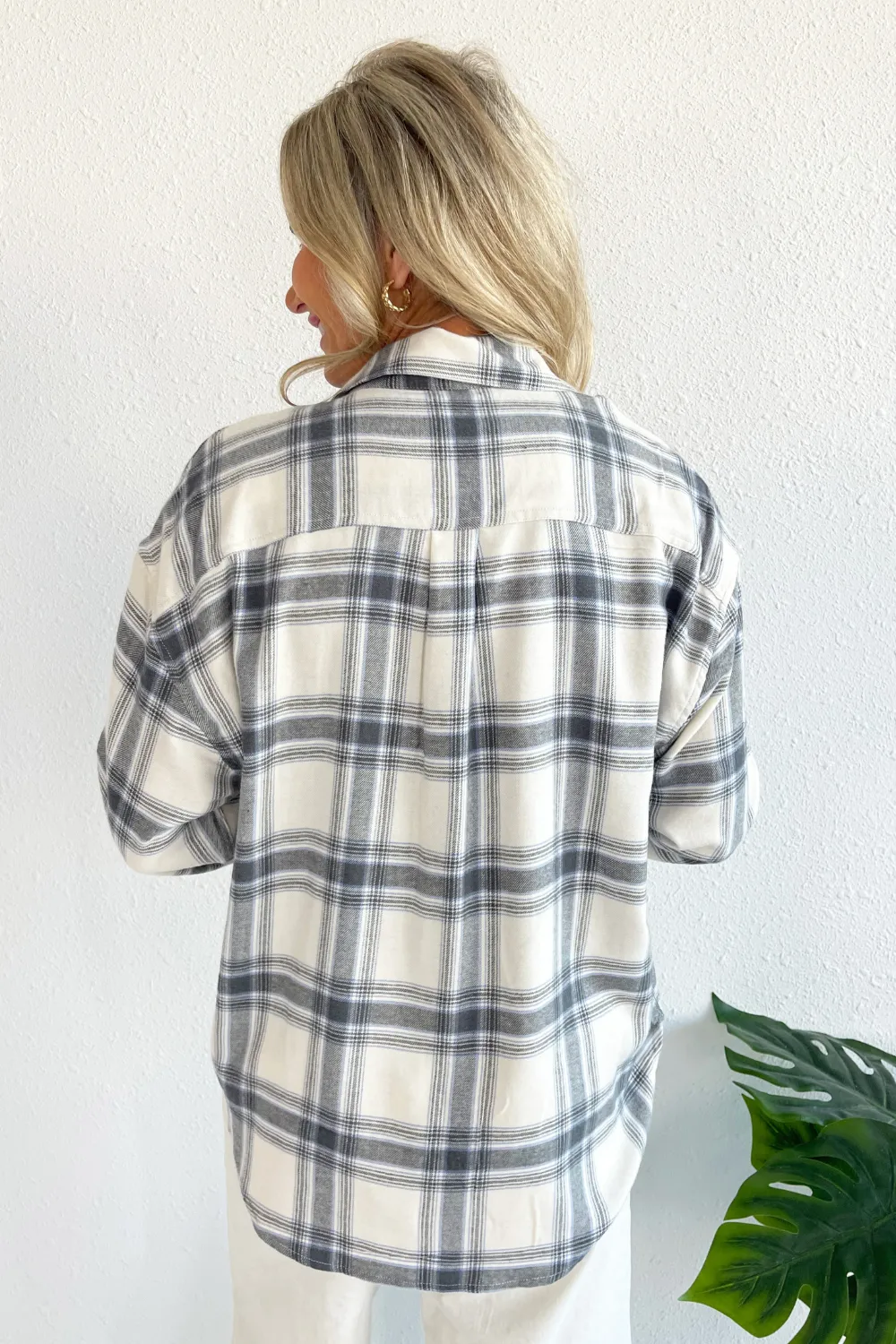 River Plaid Button Up