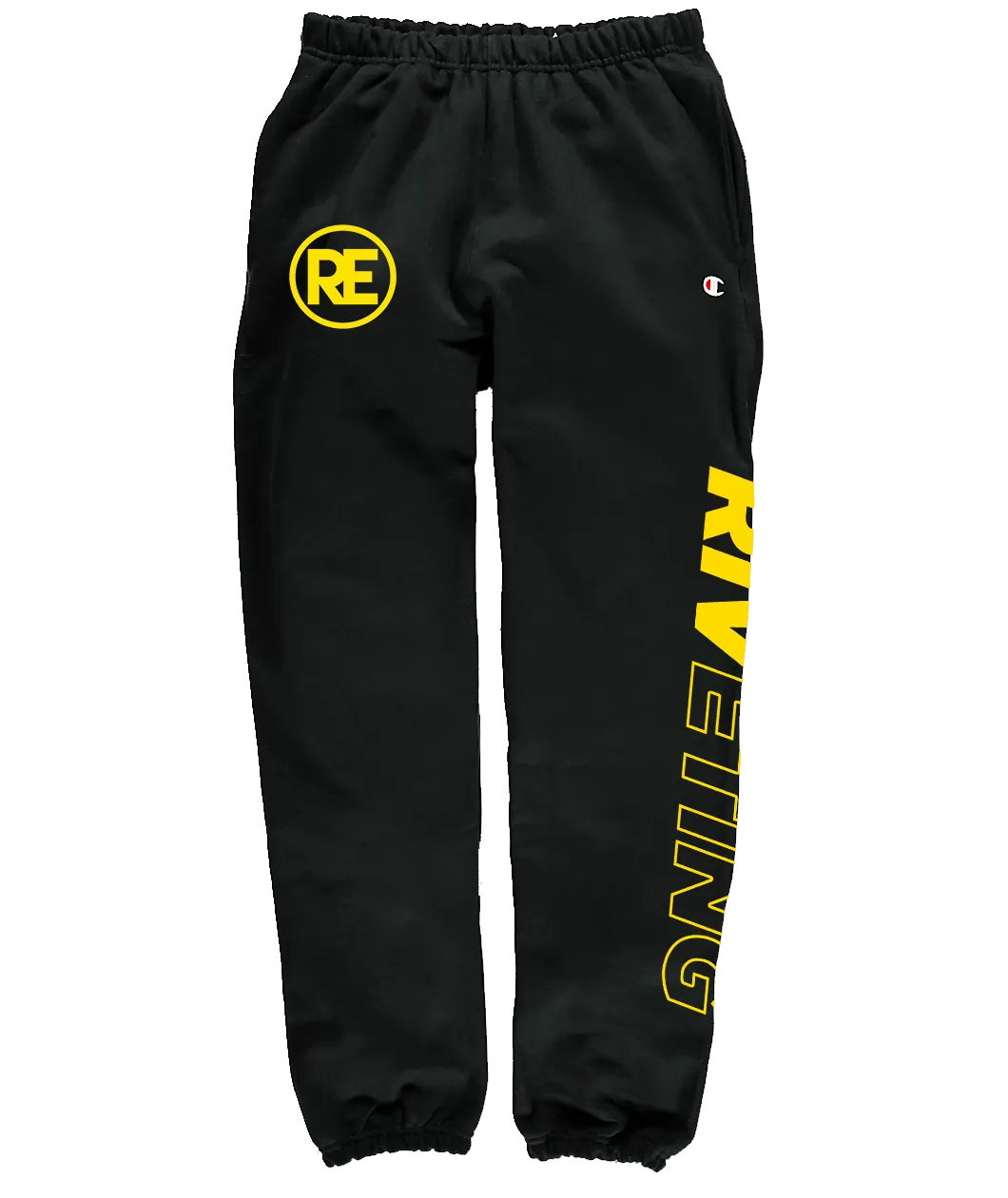 Riveting Champion Pants - Yellow Print