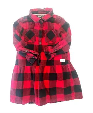 Roots flannel buffalo plaid dress 6-12m