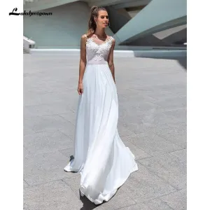 Roycebridal Lace Wedding Dresses Applique Beading Long Sleeve