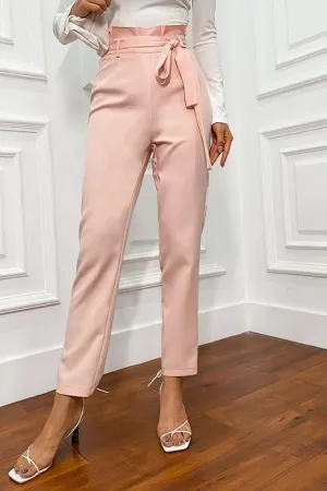 Ruffle Knotted Women Pants