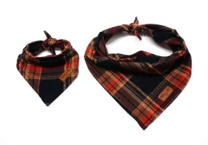 Russet Flannel Plaid - Pet Bandana