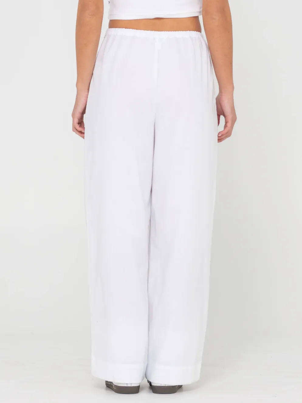 Rusty Bright White Palm Springs Lounge Pant PAL1436