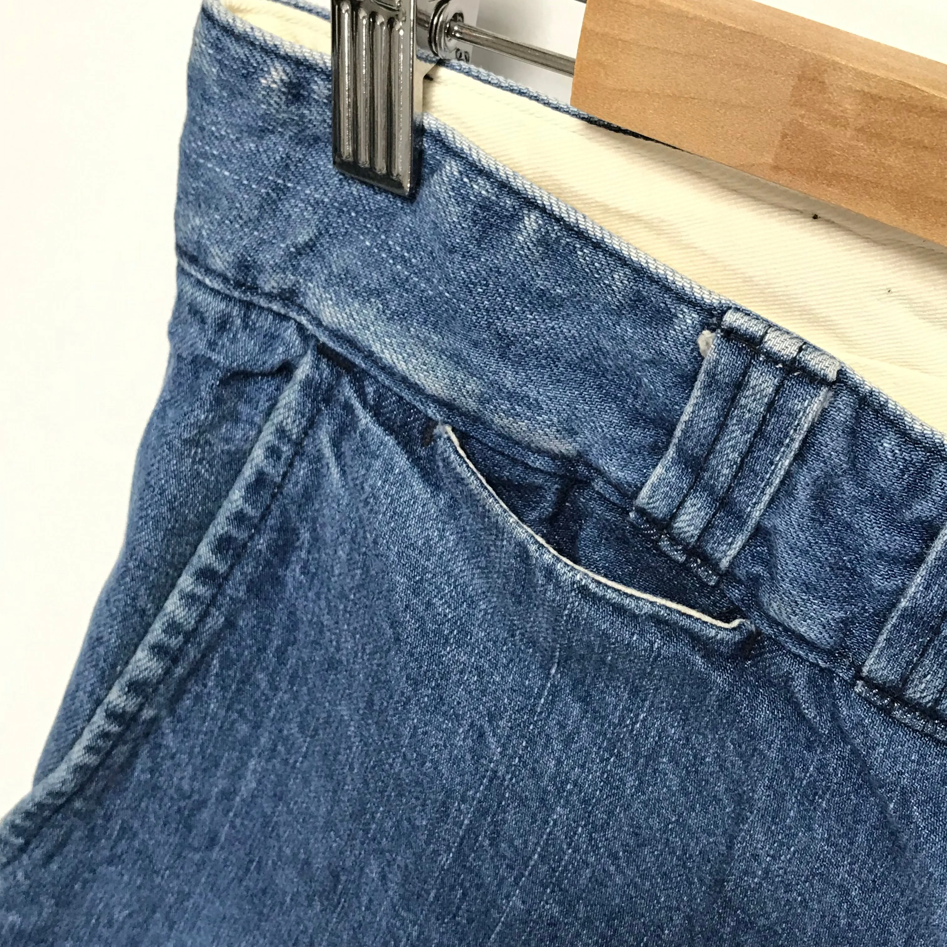 [S] DS! Visvim 12SS Woolworth Denim Pants Lt Blue