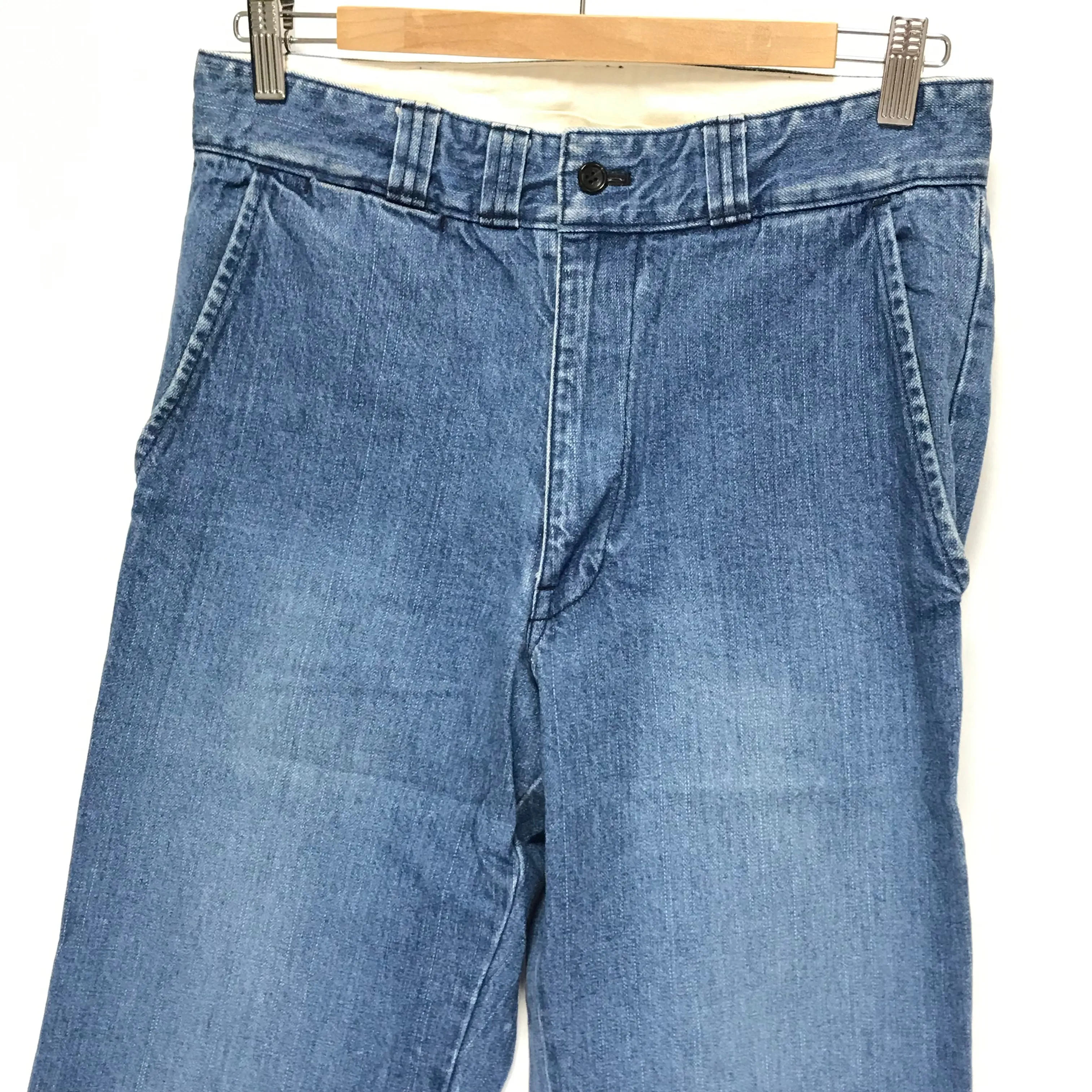 [S] DS! Visvim 12SS Woolworth Denim Pants Lt Blue