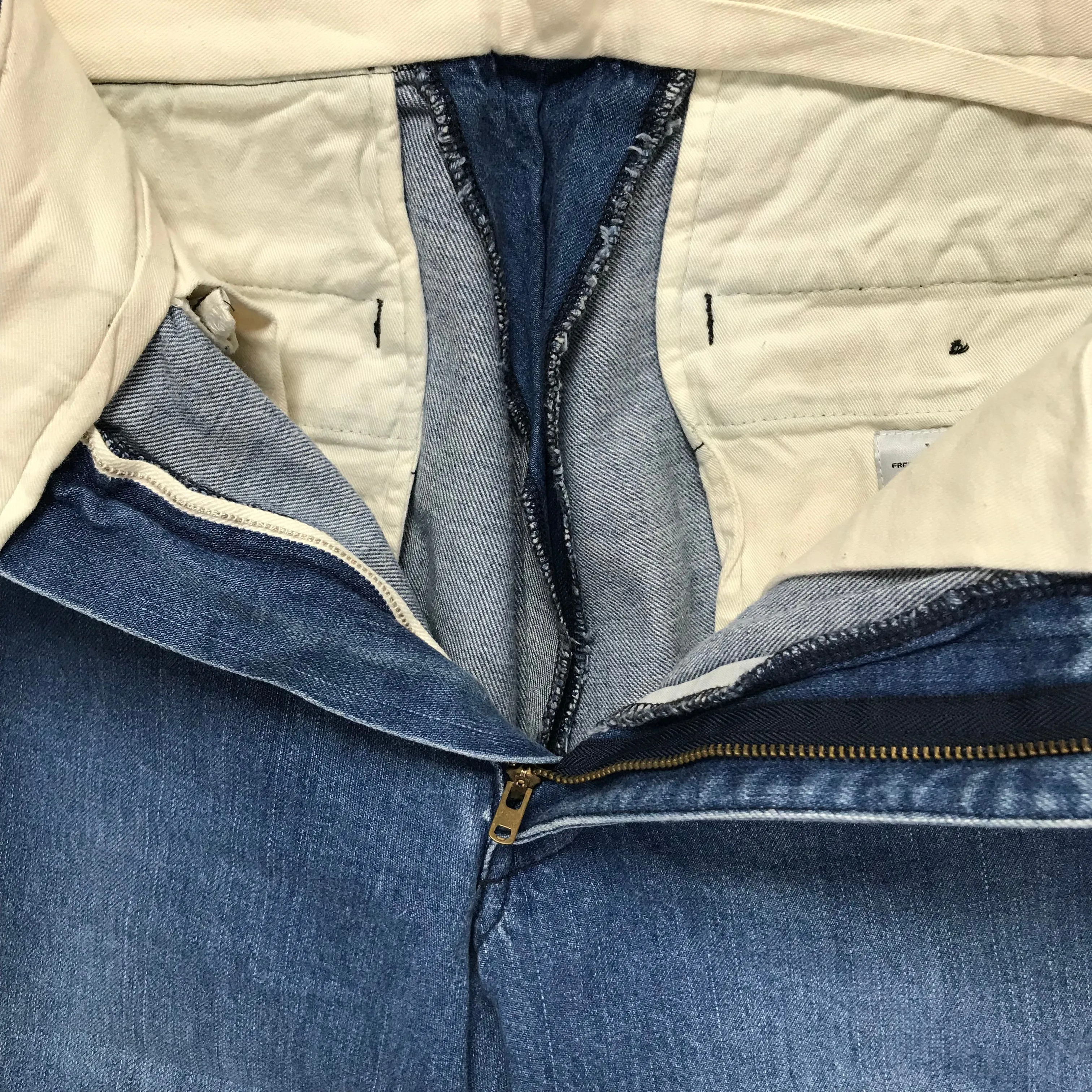 [S] DS! Visvim 12SS Woolworth Denim Pants Lt Blue