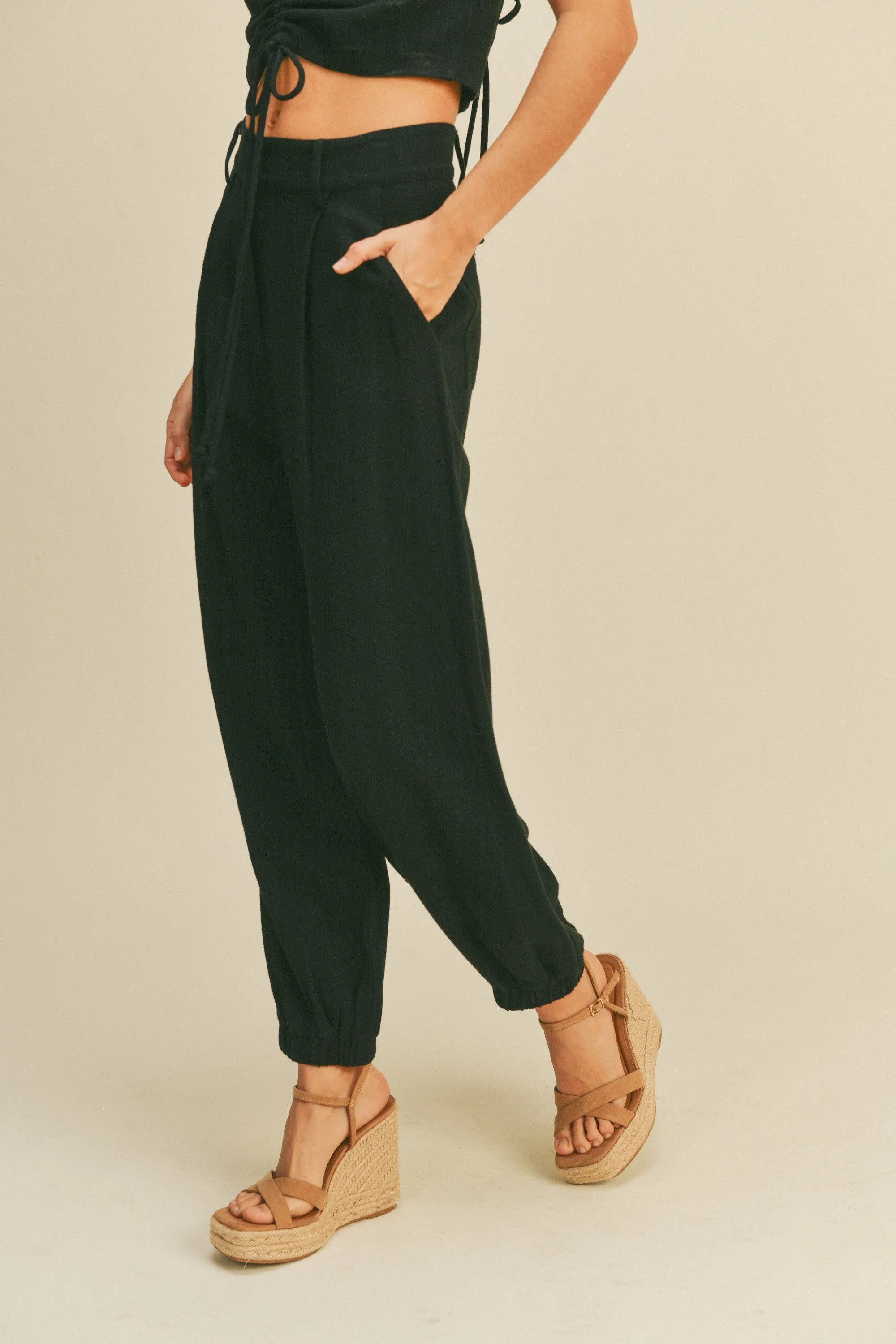 Sadie Linen Cargo Pants