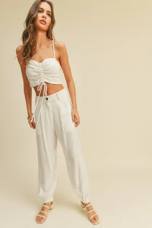 Sadie Linen Cargo Pants