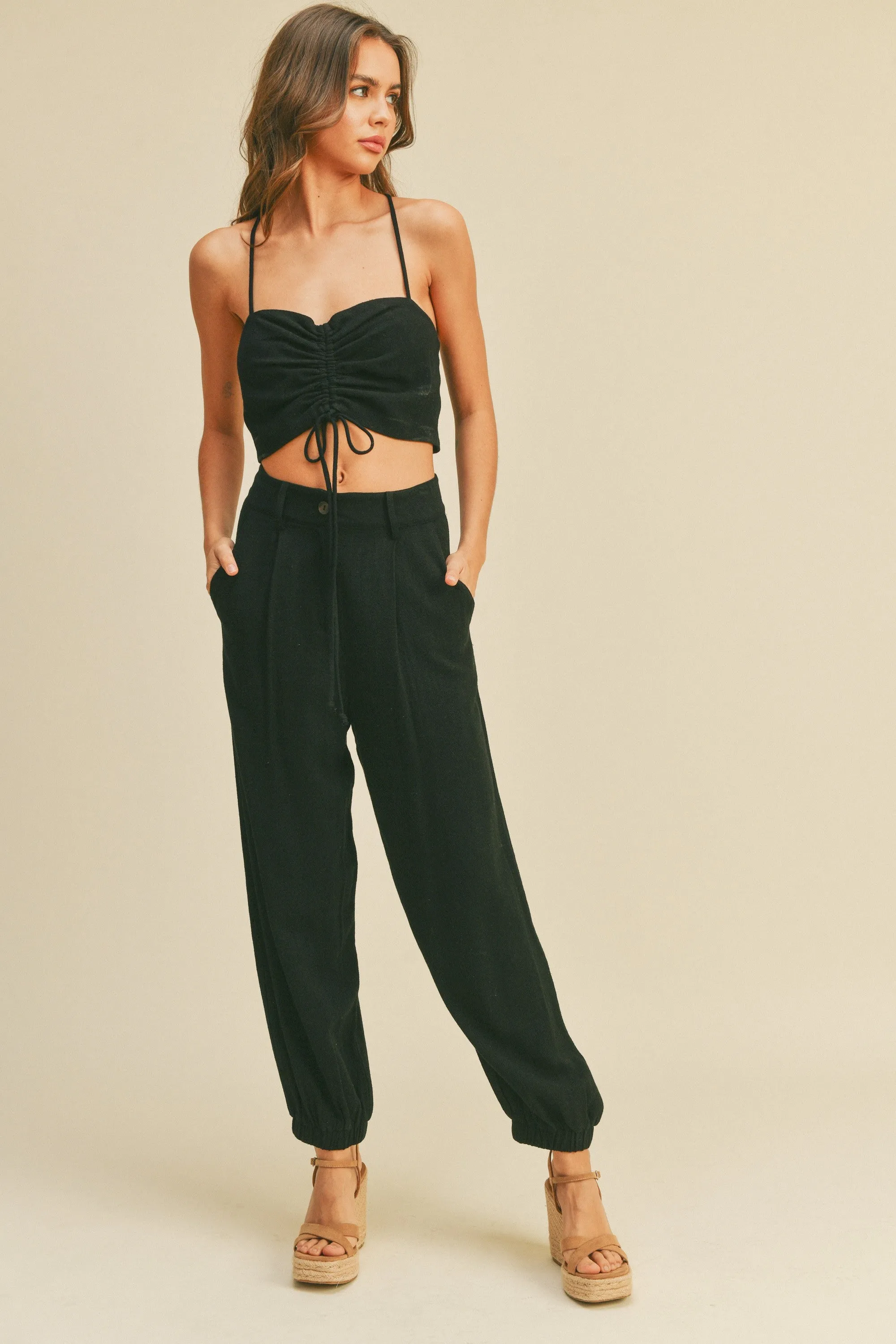 Sadie Linen Cargo Pants