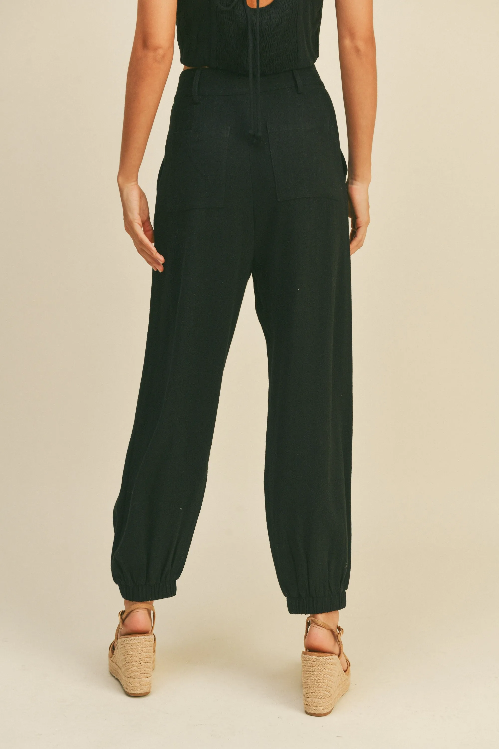 Sadie Linen Cargo Pants