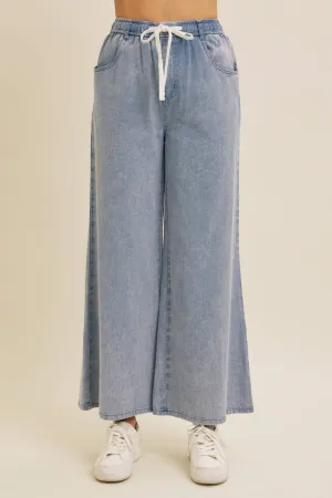 Sadie Wide Leg Denim Pants