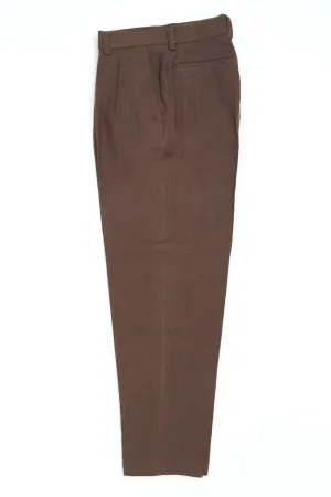 Salvatore Piccolo Pants Marcello BMN13 Linen Brown