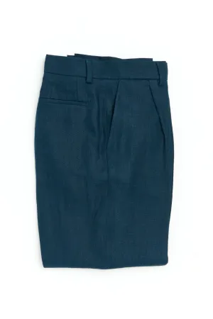 Salvatore Piccolo Pants Marcello BMN18 Linen Navy