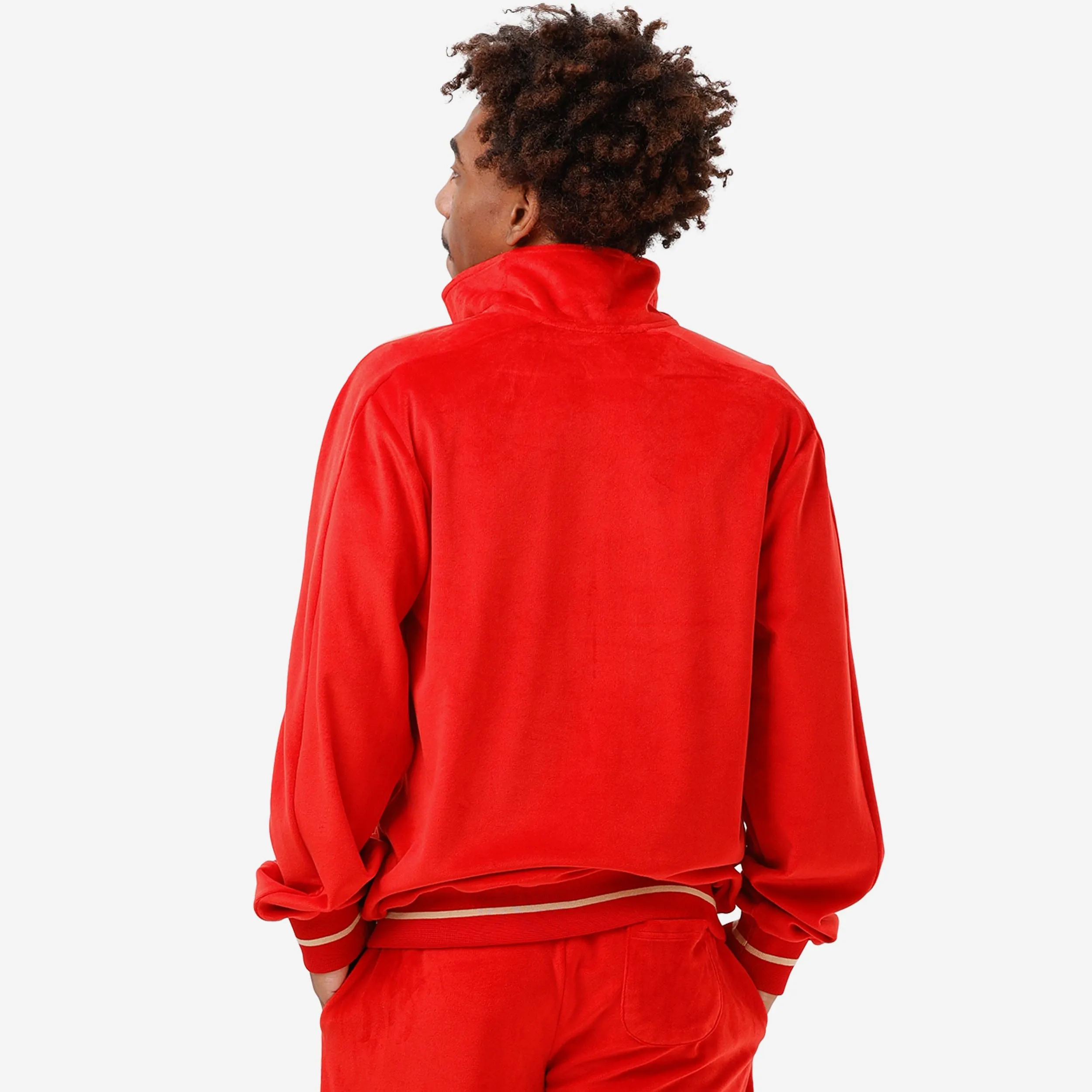 San Francisco 49ers Velour Zip Up Top