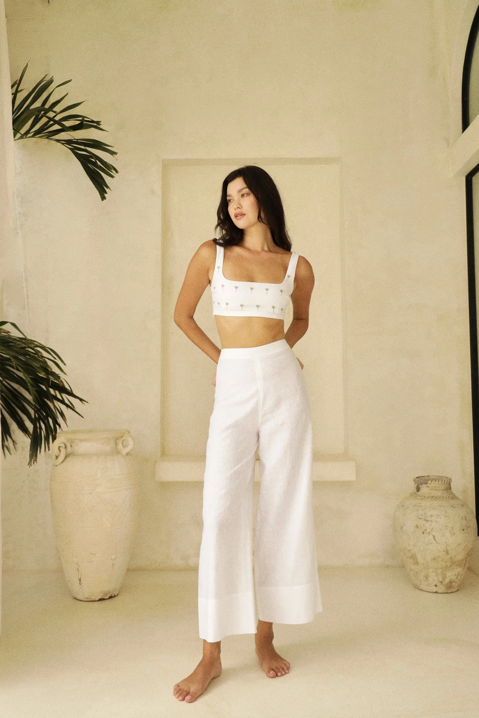 SAND Tropical Pants (White)