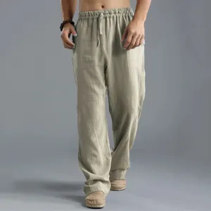 Sartorial™ | Linen Loose Drawstring Pants