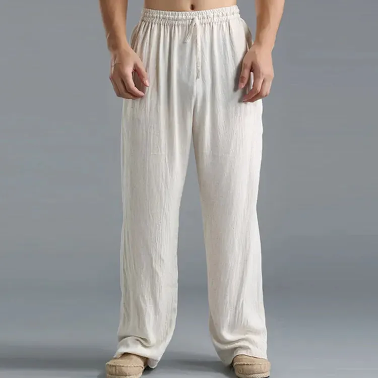 Sartorial™ | Linen Loose Drawstring Pants