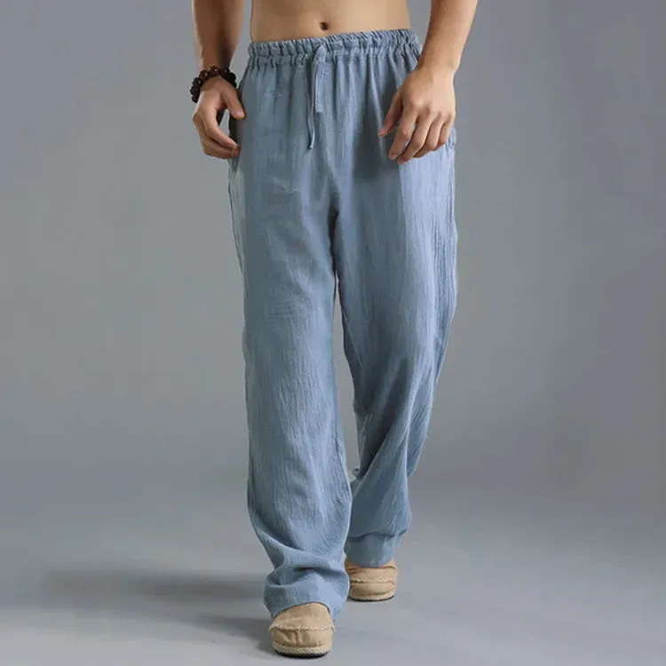 Sartorial™ | Linen Loose Drawstring Pants