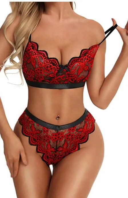 Scallop Lace Bra & Panty Set