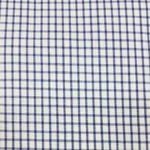 School Checks Fabric Blue