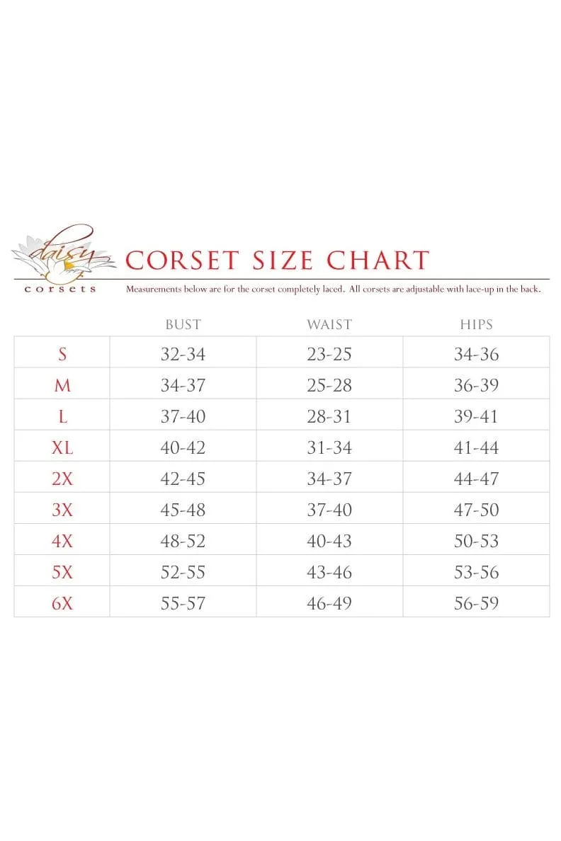 Seductive 5 PC Corseted Saloon Dress Costume