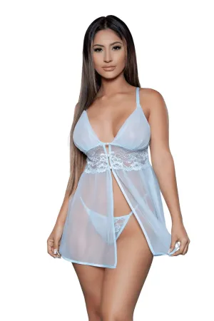 Sheer Tulle Babydoll