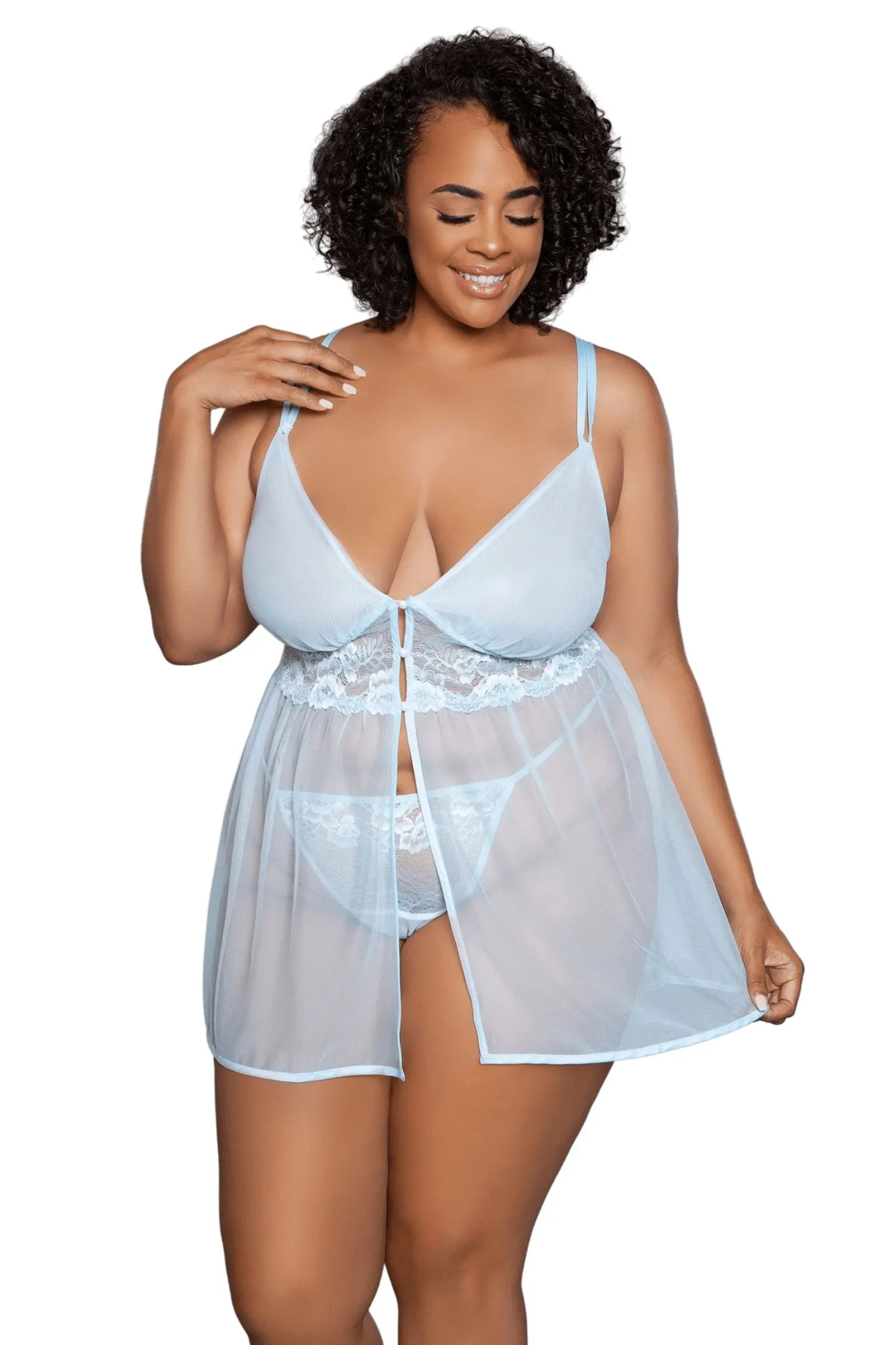 Sheer Tulle Babydoll
