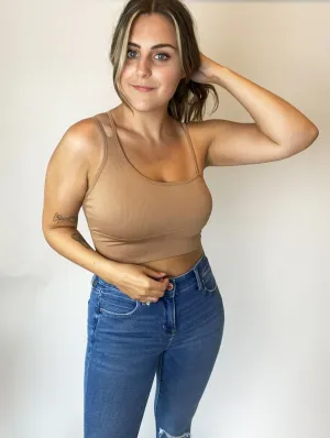 Shoulder Strap Crop Top